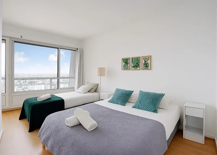 Eiffel Tower Grand 3 Panoramique Vue With Parking Апартаменты Париж