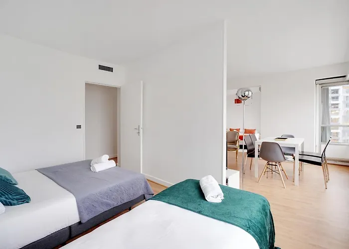 Eiffel Tower Grand 3 Panoramique Vue With Parking Апартаменты Париж