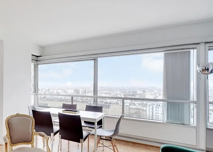 Eiffel Tower Grand 3 Panoramique Vue With Parking Апартаменты *